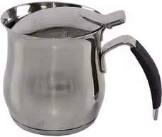 Set Teiera in Acciaio Inox Ilsa Omnia con 2 Tazze, Colore Argento, Capacità 200 ml