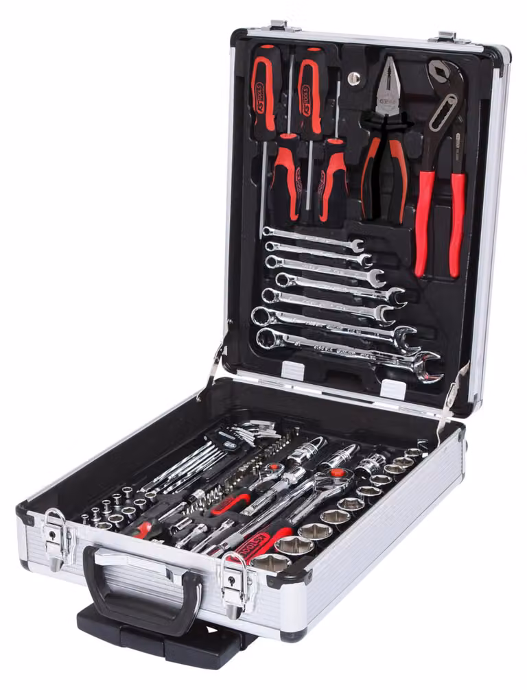 KS 1/4" + 1/2" CHROMEplus® , chiave a bussola, 90 pz.