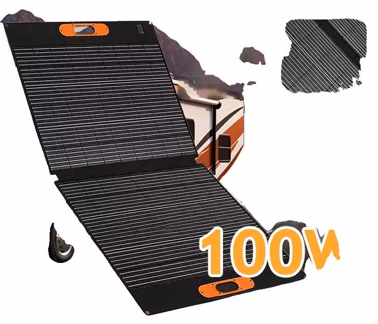Pannello solare, design portatile, soluzione di ricarica ecologica, ETFE, 100W