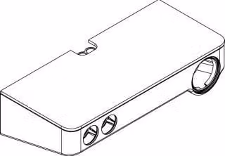 Cofano esterno 92164400 Esterno, tubo doccia 2 bianco/cromo bianco/cromo