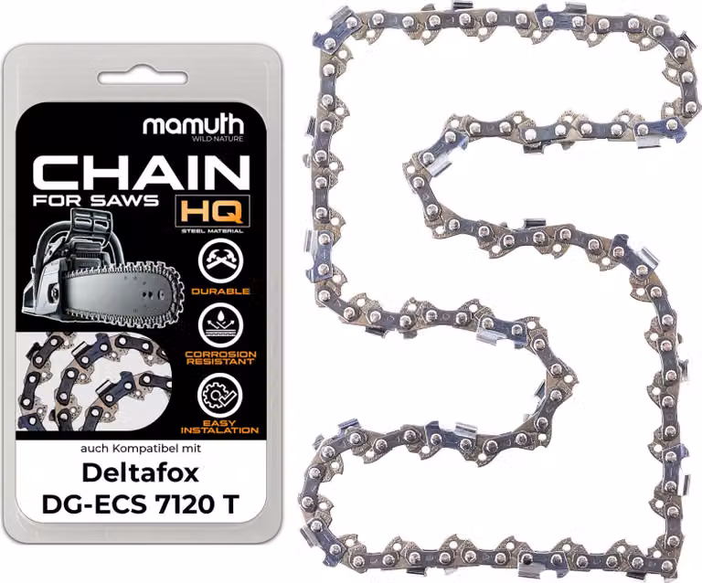 Catena da taglio 25 cm 1,3 mm 3/8" 40 TG per Deltafox DG-ECS 7120 T