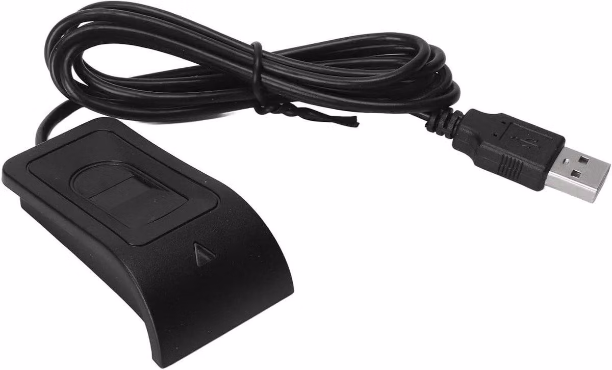 Lettore di impronte digitali USB compatibile con Windows, MacOS e Chrome, dotato di calibrazione automatica a 360 gradi – Mini lettore di chiavi