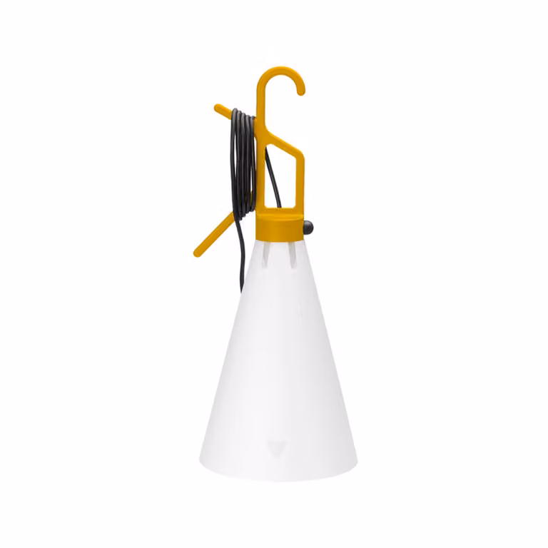 Flos - Mayday Outdoor - Lampada da tavolo da esterno - Giallo Senape