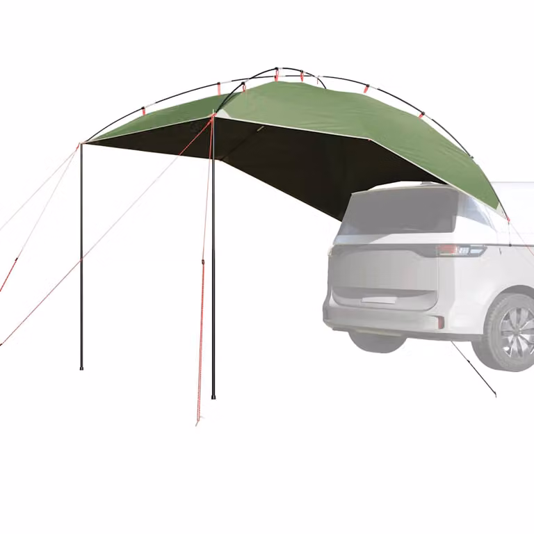 Tenda da campeggio per auto vidaXL verde impermeabile in poliestere