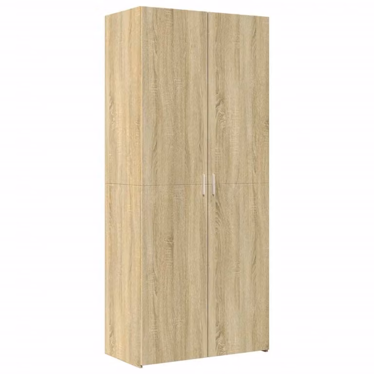 Credenza Rovere Sonoma 80x42,5x185 cm in Legno Ingegnerizzato