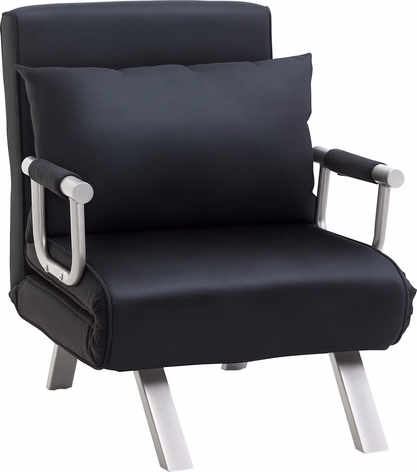 Poltrona letto HOMCOM, divano letto 2 in 1 con schienale regolabile