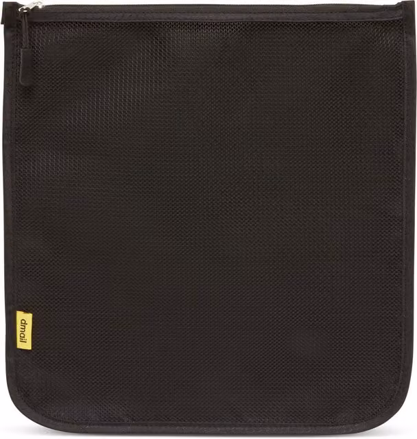 Busta da viaggio a rete dmail colore nero L: 29 cm, P: 28 cm