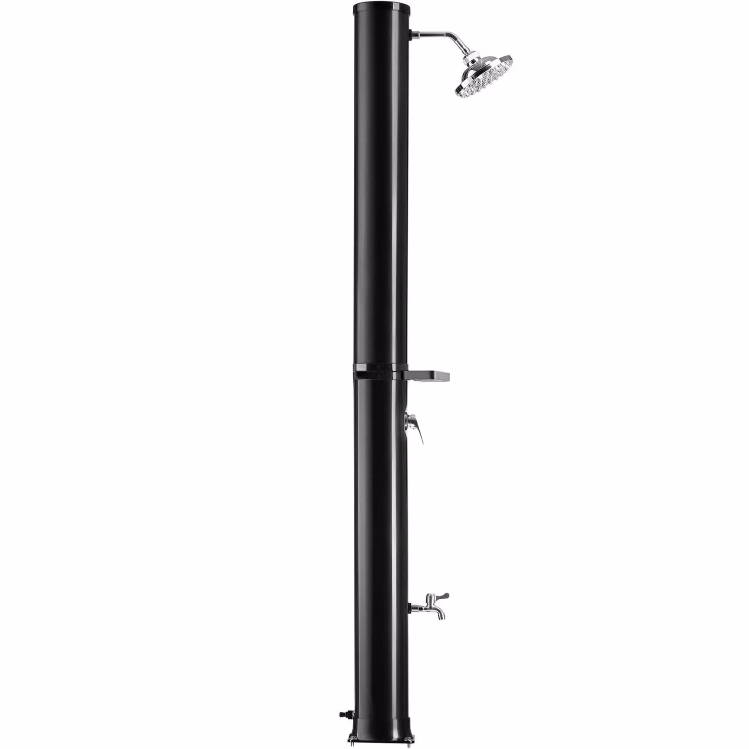 Doccia solare Orinoco tectake da 40 l in colore nero con materiale in PVC – 3