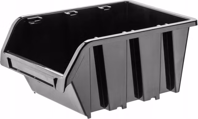 Vassoio organizer da officina KADAX in plastica nero, L 29,0 cm x P 20,0 cm x H 15,0 cm – 1