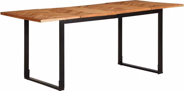 Maison Exclusive - Tavolo da pranzo 180x90x75 cm in legno massello di acacia