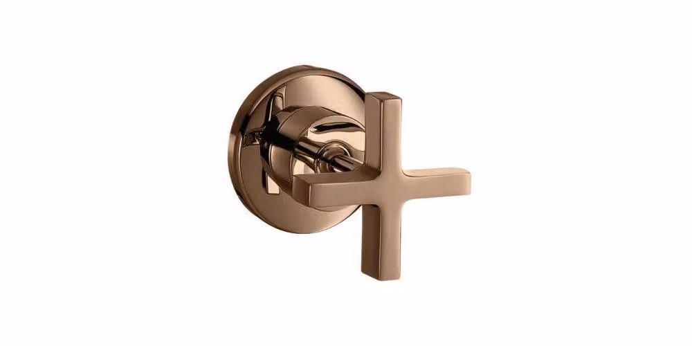 hansgrohe AXOR Citterio robinet d'arrêt encastré avec poignées transversales, 39965300, 39965300