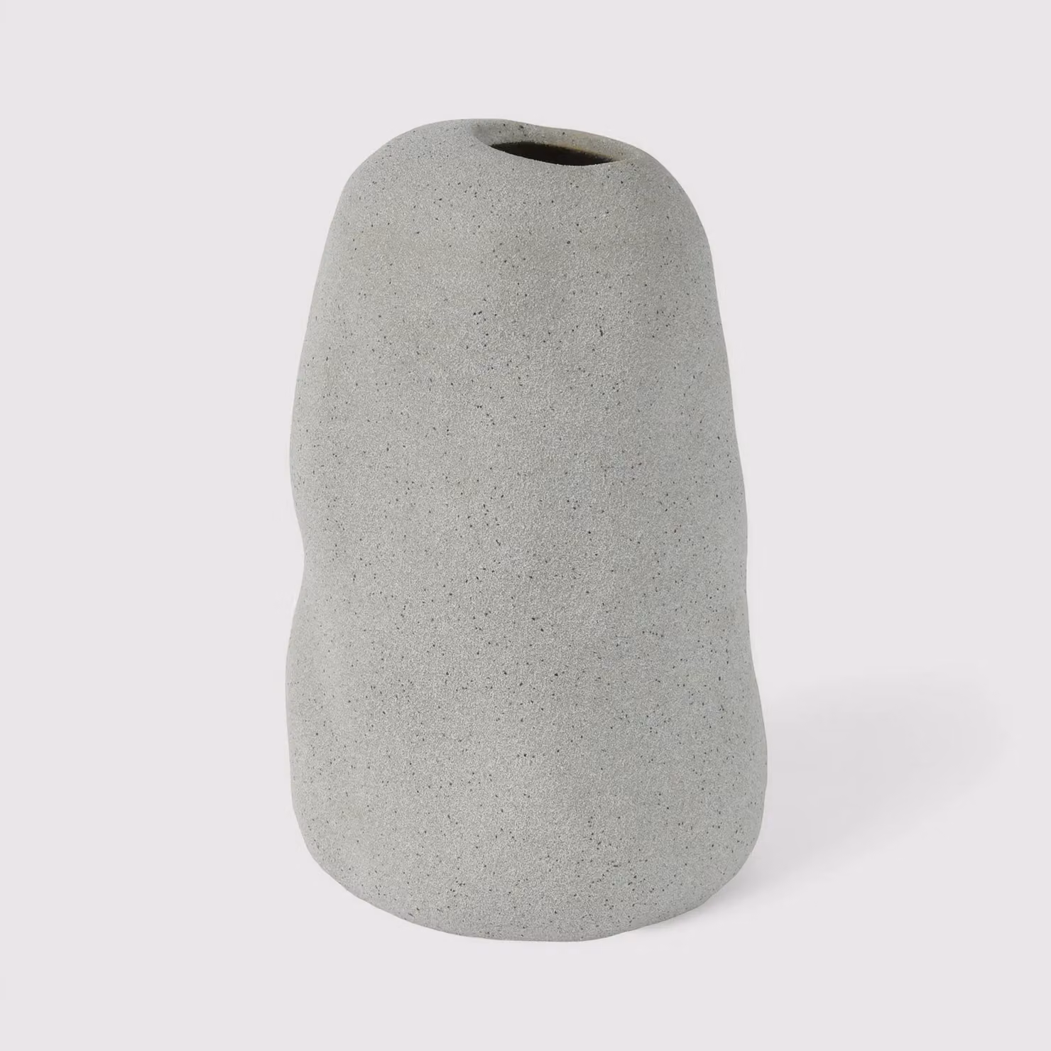 Sagerezia - Vaso alto moderno grigio in gres
