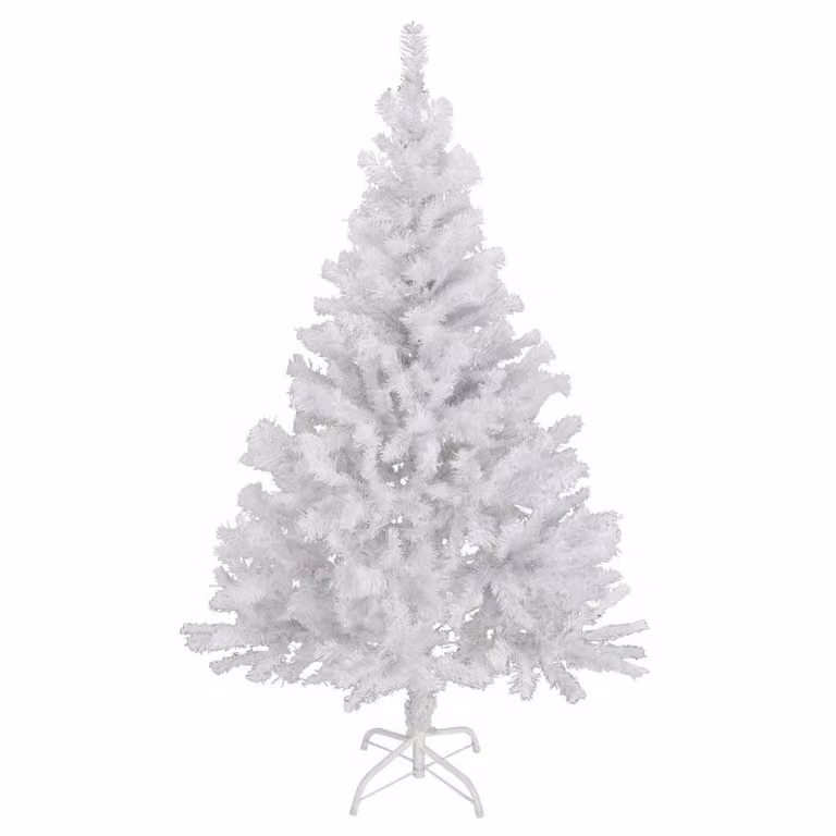 Albero di Natale artificiale 180 cm con supporto per albero di Natale Colore bianco | Albero di Natale | Albero di Natale in PVC | Albero artificiale Albero decorativo