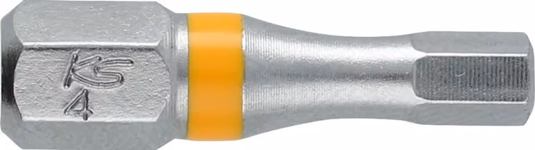 KS Tools 1/4 "TORSIONpower bit esagonale,25mm,4mm, 918.3410