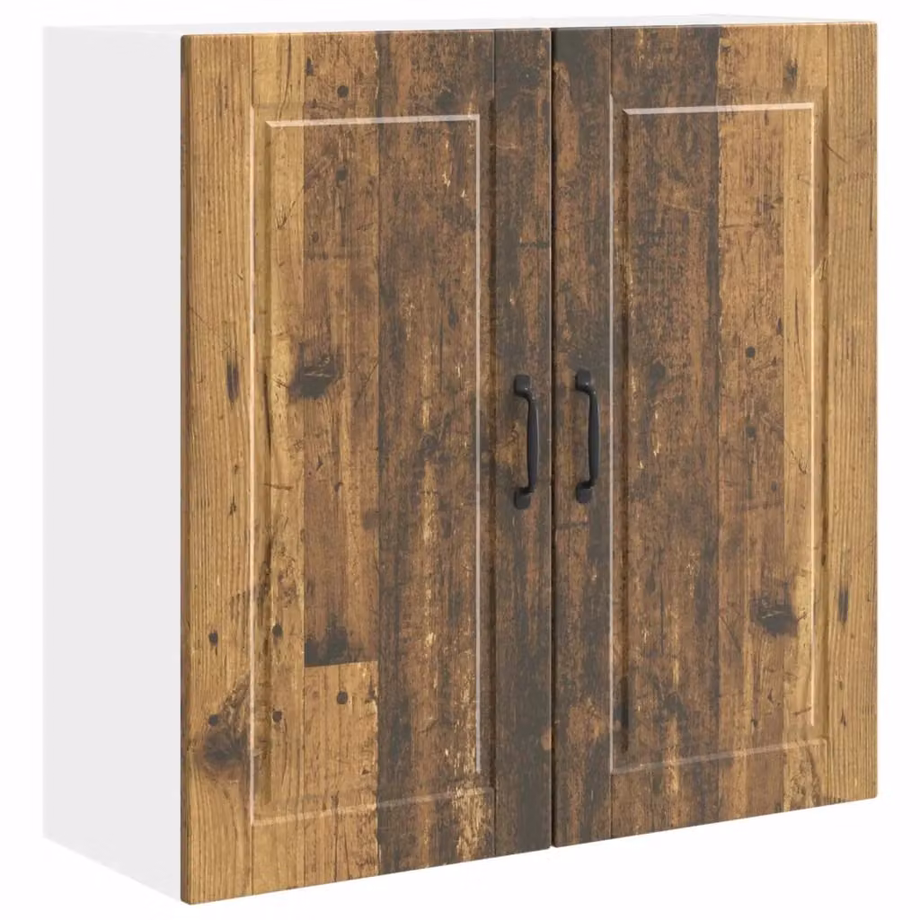 Armadio da cucina a parete vidaXL in legno effetto marrone con scaffali e ante a battente L 80 x P 31 x H 80 cm – 2