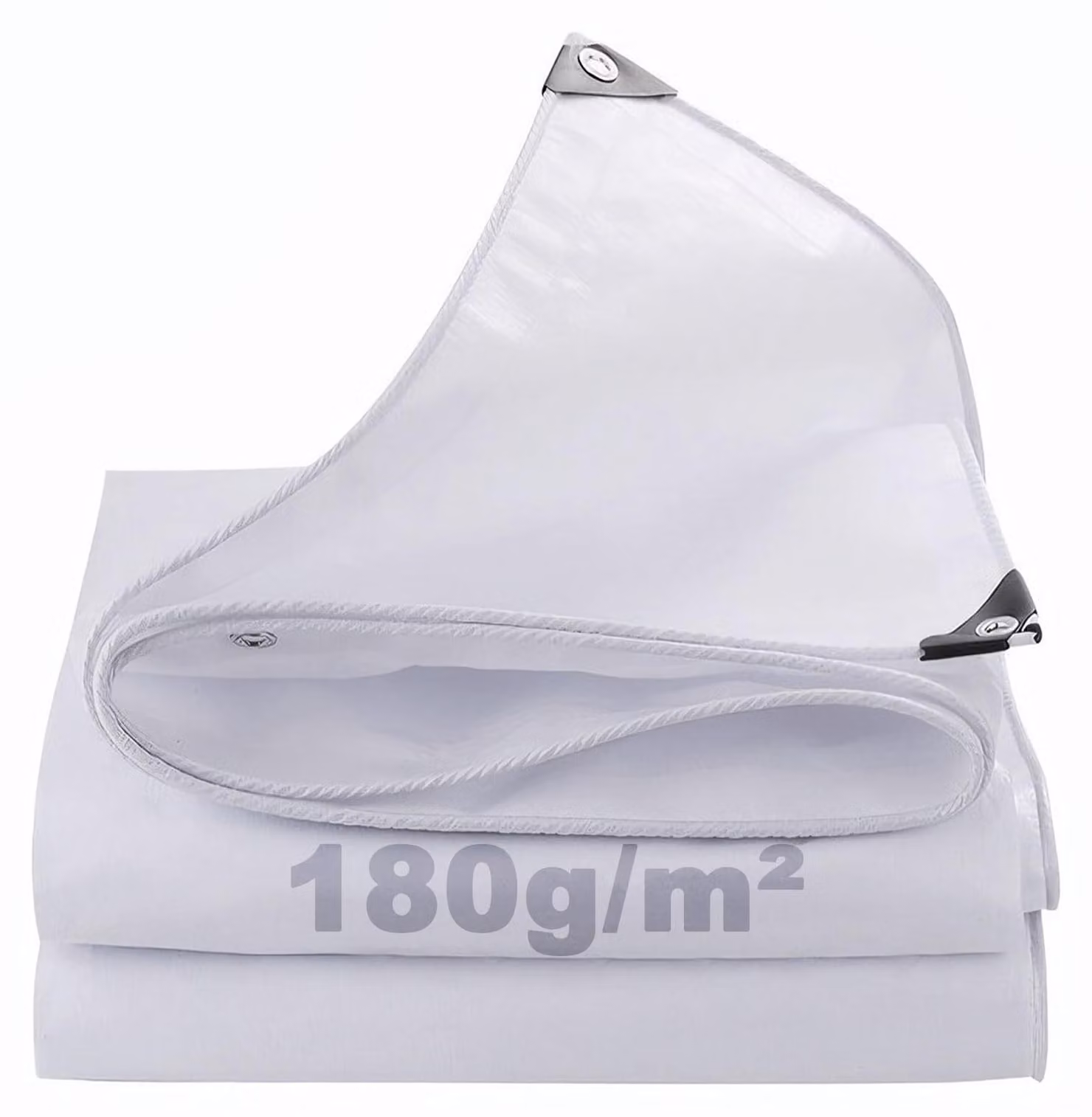 Telo protettivo impermeabile - 180 g/m² in polietilene - resistente ai raggi UV - resistente agli strappi - con occhielli in alluminio - per mobili da giardino/veicoli - telo coprioggetto