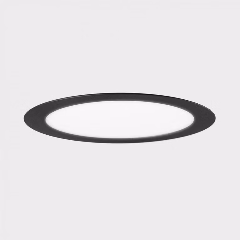KOHL LIGHTING KOHL-Lighting DISC apparecchio da incasso con cornice 600 mm nero 56 W CRI 80 3000K DALI
