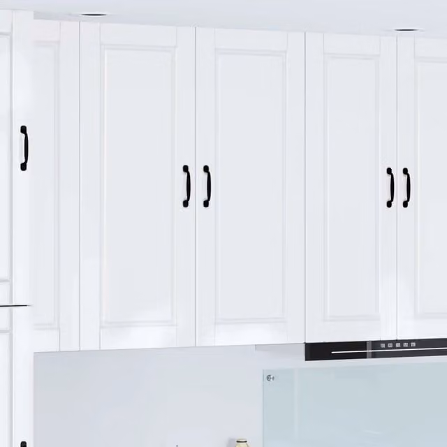Armadio da cucina a parete vidaXL Bianco Lucido con ripiani interni L/P/H: 40 x 31 x 100 cm
