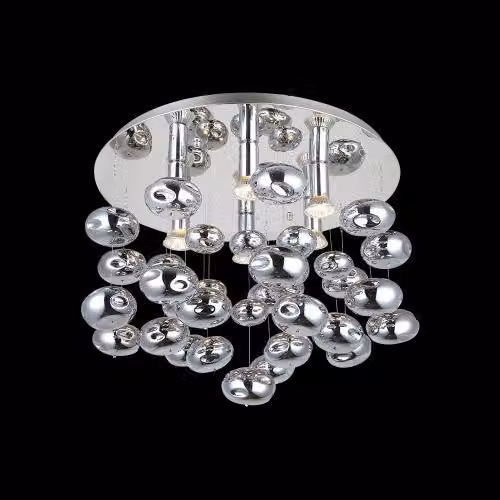 Plafoniera LED AMARILLO 6xGU10/50W, cromo, Ø: 49, H: 38 cm, dimmerabile