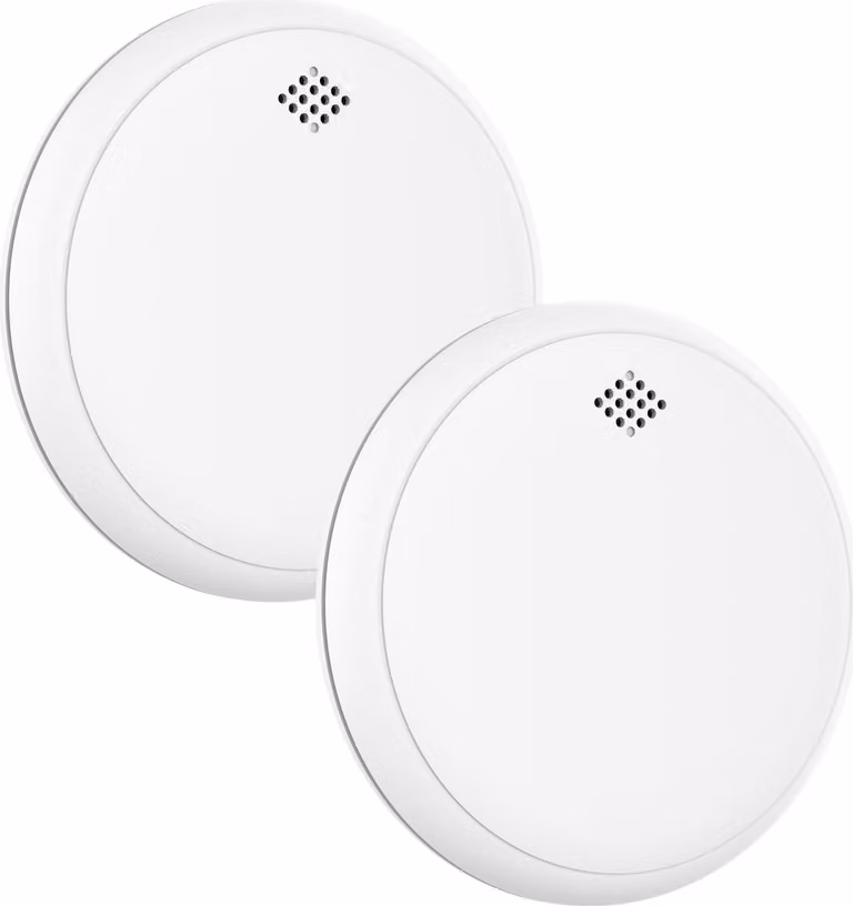 Aroha Safety Pro Rilevatore Di Fumo E Monossido Di Carbonio - Batteria Da 10 Anni - Allarme Antincendio & Monossido Di Carbonio Sleep Line - 2 pezzi