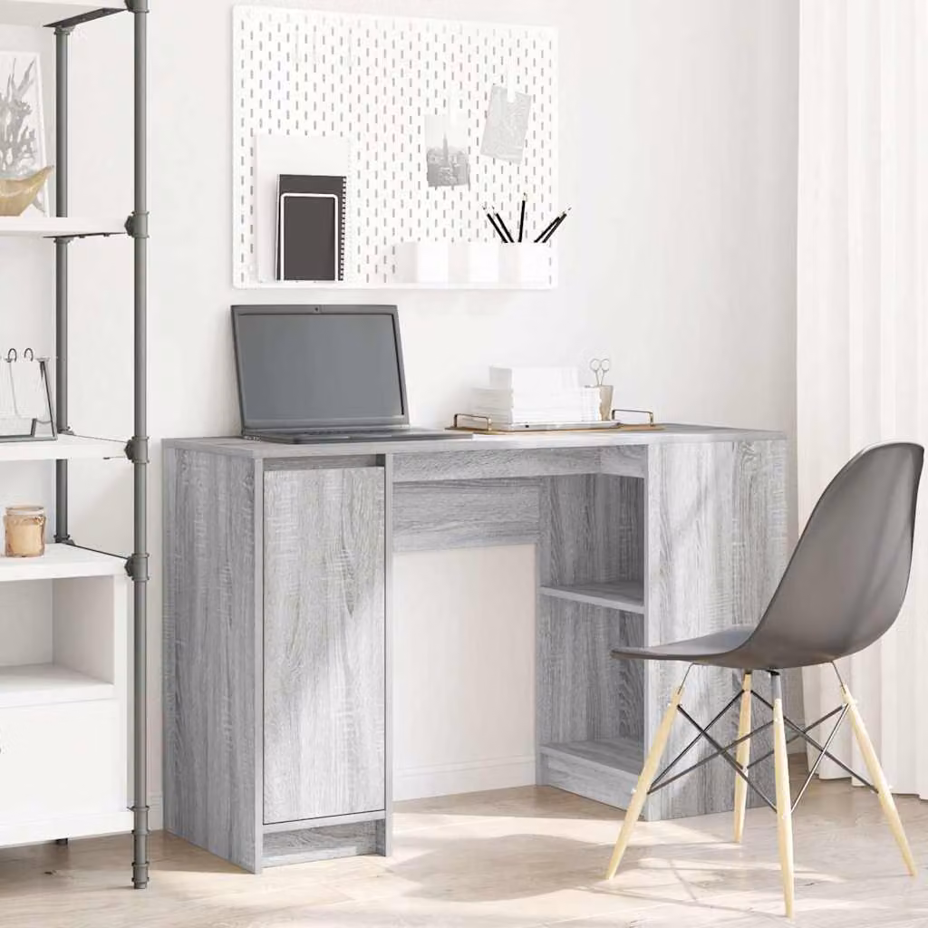 Maison Exclusive - Scrivania Grigio Sonoma 120x42x76 cm Materiale ligneo