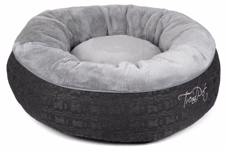 Letto rotondo morbido per cani e gatti, modello LunaBed