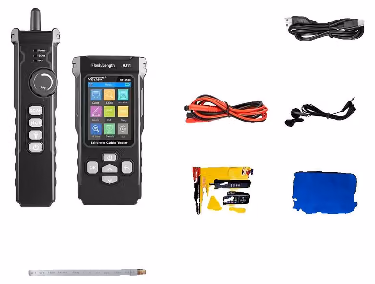 Tester per cavi, verifica dei cavi, monitoraggio della tensione PoE, NF-8506
