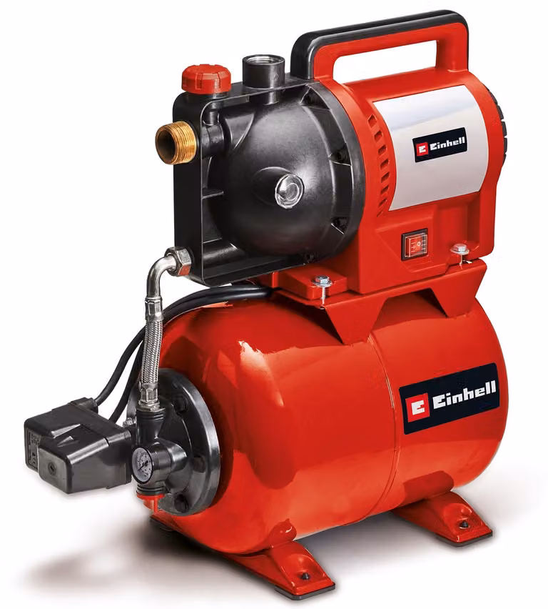 Einhell per l'acquedotto domestico GC-WW 1045 N, potenza 1050 W, portata massima 4500 l/h, prevalenza massima 48 m