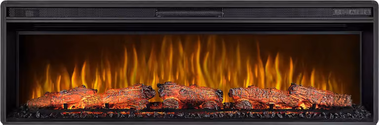 ArtiFlame AF50 Multicolor: camino elettrico da incasso con riscaldamento da 1600 W, effetto fiamma 3D realistico, illuminazione a LED, telecomando, colore nero