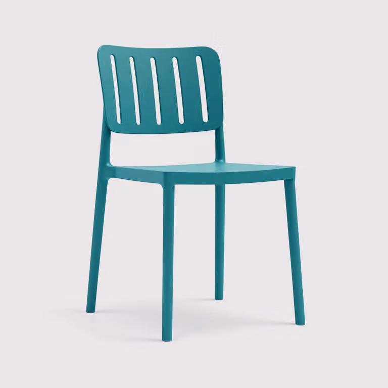 Alawe - Sedia per balcone o giardino color blu petrolio