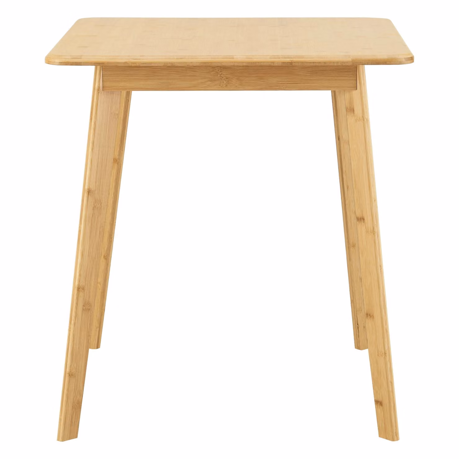 In And OutdoorMatch Tavolo da pranzo Chaim - Bambù - 70x70x75 cm - Colori del legno - Design moderno