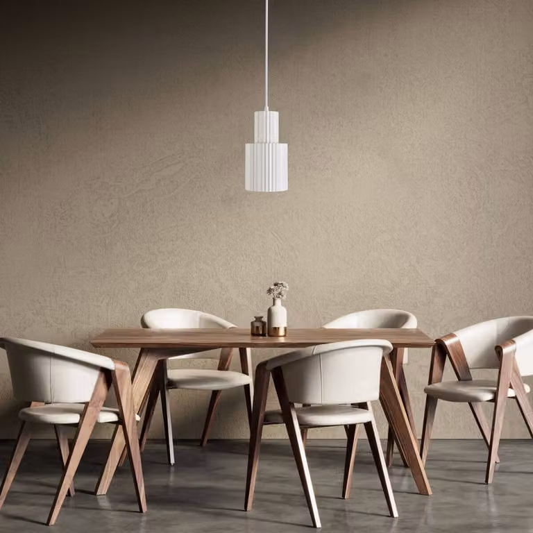 Lampada a sospensione Tokio bianca 1xE27x60W in metallo, dimensioni: 172x121,6x121,6 cm, IP20, Light Prestige