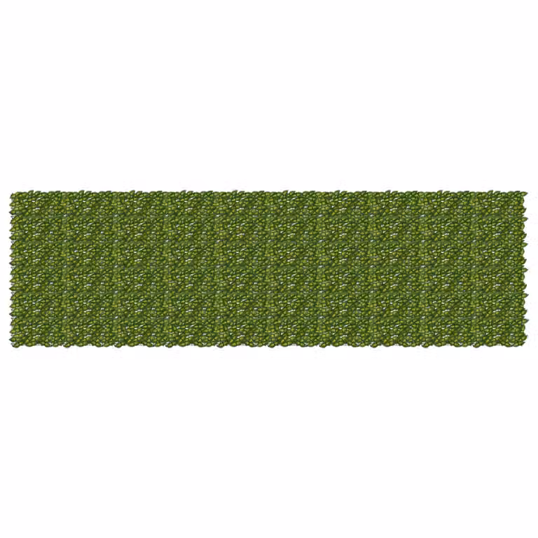 vidaXL Schermo per balcone con siepe artificiale, Verde e Giallo, L: 500 cm x H: 150 cm