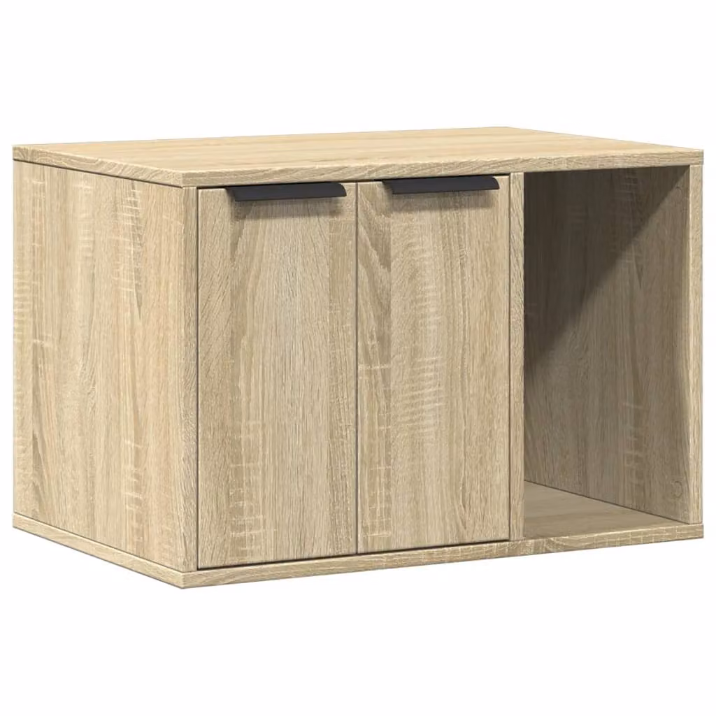 Recinto Lettiera Gatti Rovere Sonoma 60x40x40 cm in Truciolato