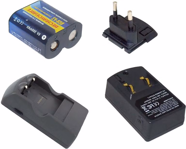 Caricabatterie + batteria per DURACELL DL223A