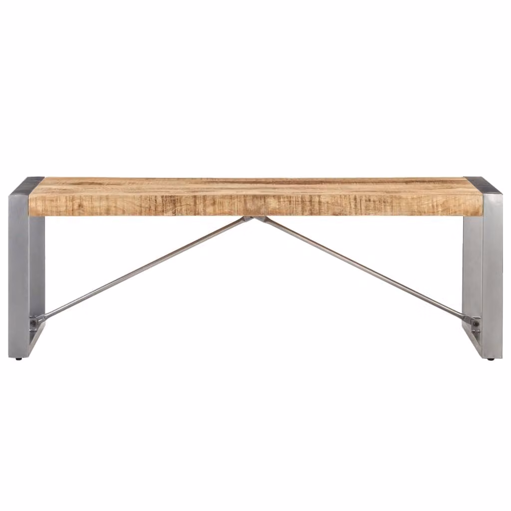 vidaXL Tavolino 120x60x40 cm Legno di mango grezzo