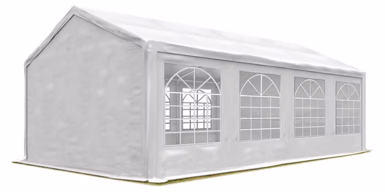 TOOLPORT Tendone per feste 4x8m telo in PVC 600 N impermeabile montaggio facile