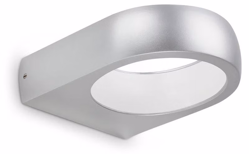 TELEFUNKEN - Lampada da esterno a LED IP44, Lampada da esterno a LED, 4000K bianco neutro, color argento, 175x145x45 mm (LxWxH)