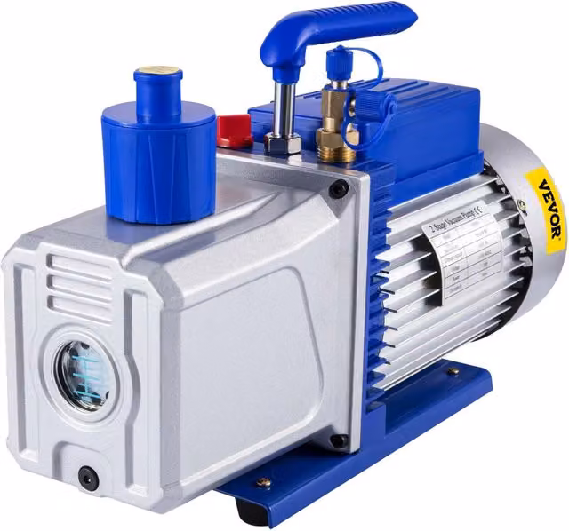 Pompa per vuoto a 2 stadi 10 CFM 1 HP 220V per refrigerazione e condizionamento aria portatile e robusta