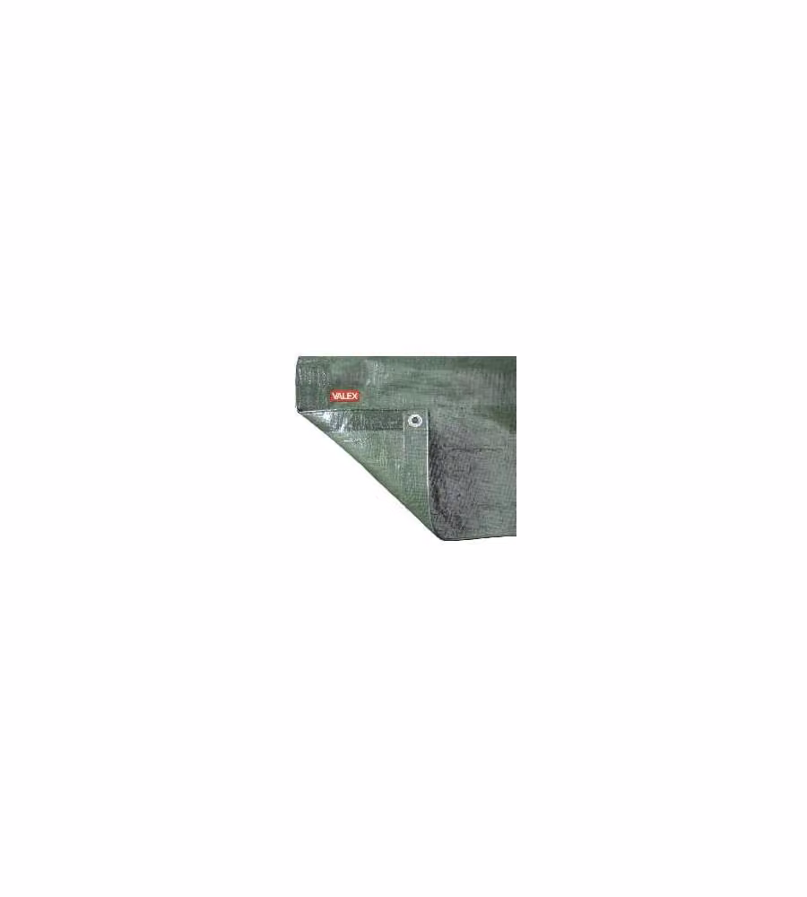 Valex Telo Occhiellato Pesante Verde 8x12 metri Impermeabile UV
