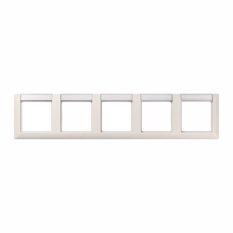 Cornice Jung AS5850NA con campo di scrittura 12 x 55,5 mm per combinazioni orizzontali