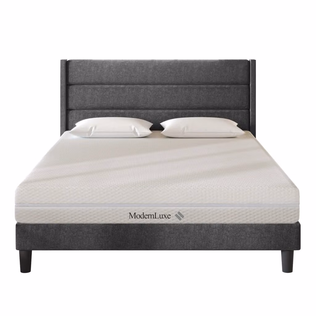 Materasso in schiuma fredda OKWISH, 7 zone, reversibile H2 e H3 con rivestimento lavabile, Bianco, L/P: 180 x 200 cm – 2