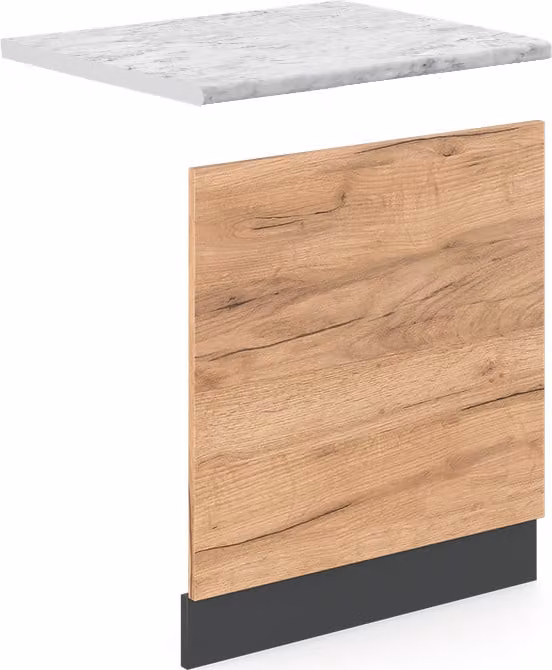 Pannello frontale Vicco R-Line Rovere dorato 60 cm , PL Marmo, Model 45794