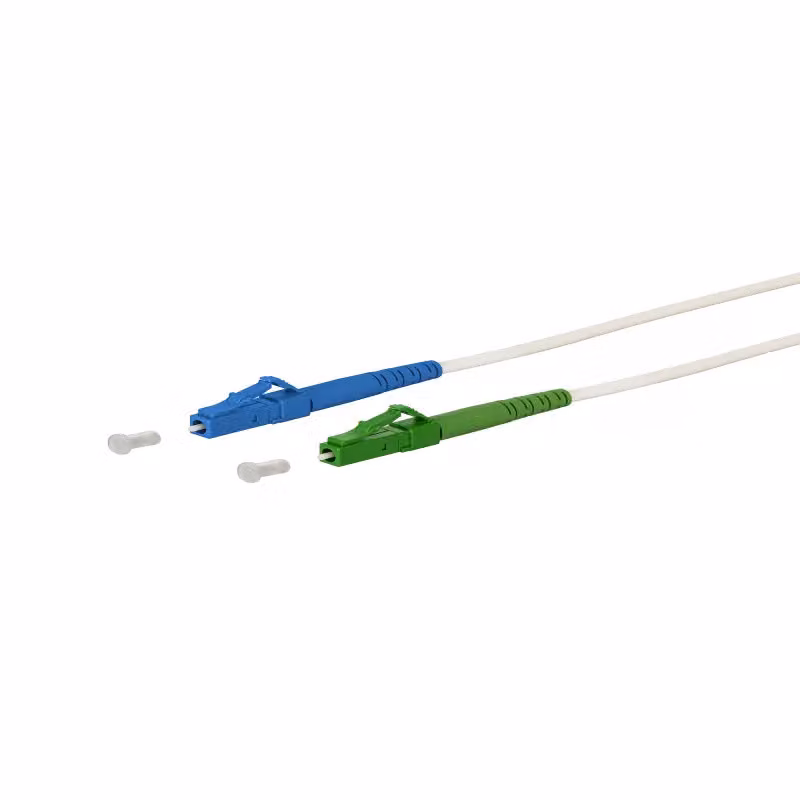 Cavo patch Metz Connect OpDAT LC UPC/LC APC OS2 bianco, 1,0 m 151P7JOJA10E