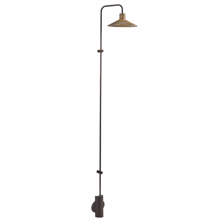 Bover Applique da parete a LED Platet A/06, dimmerabile, Nero, Soggiorno / Sala da pranzo, Alluminio, Design, Applique a LED