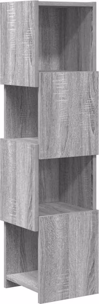 Mobile angolare Grigio Sonoma 25,5x25x102cm Legno multistrato