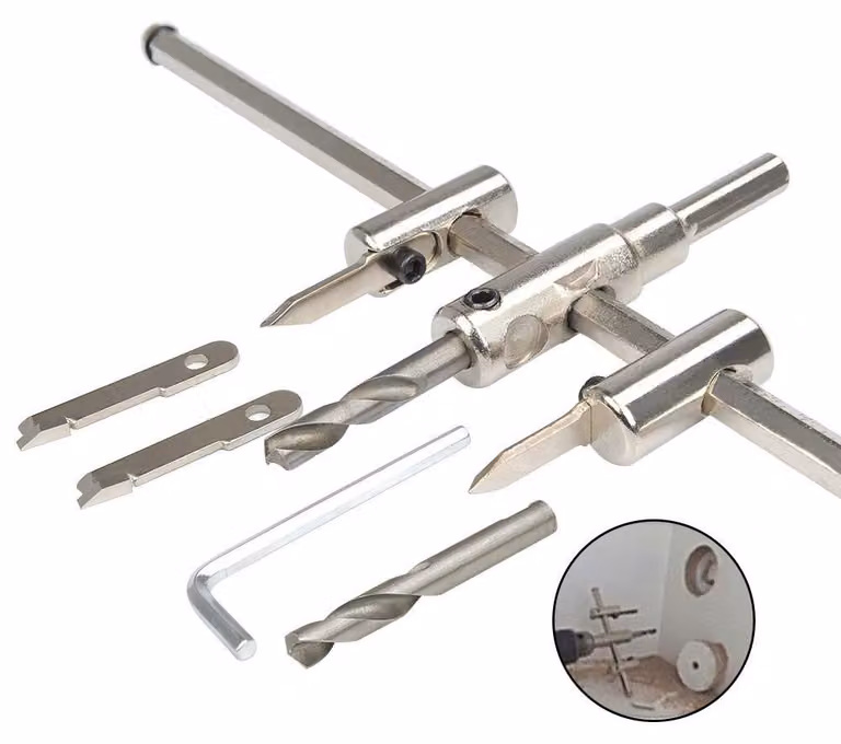 Sega circolare regolabile per lavorazione del legno, con diametro da 30 a 300 mm