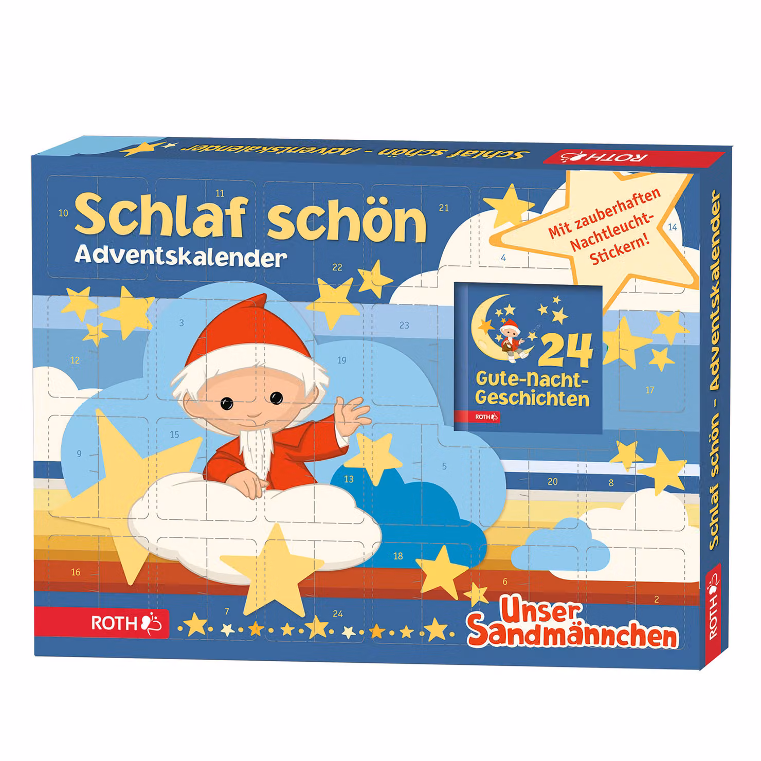 ROTH Dormire bene - Calendario dell'Avvento "Il nostro piccolo uomo della sabbia