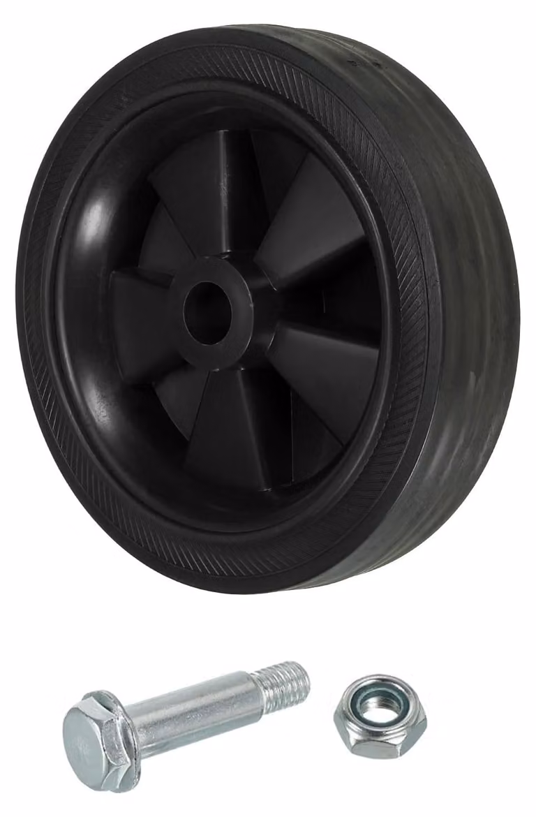 Ruote per compressore d'aria da 4,5 pollici/115 mm, ricambi universali in gomma