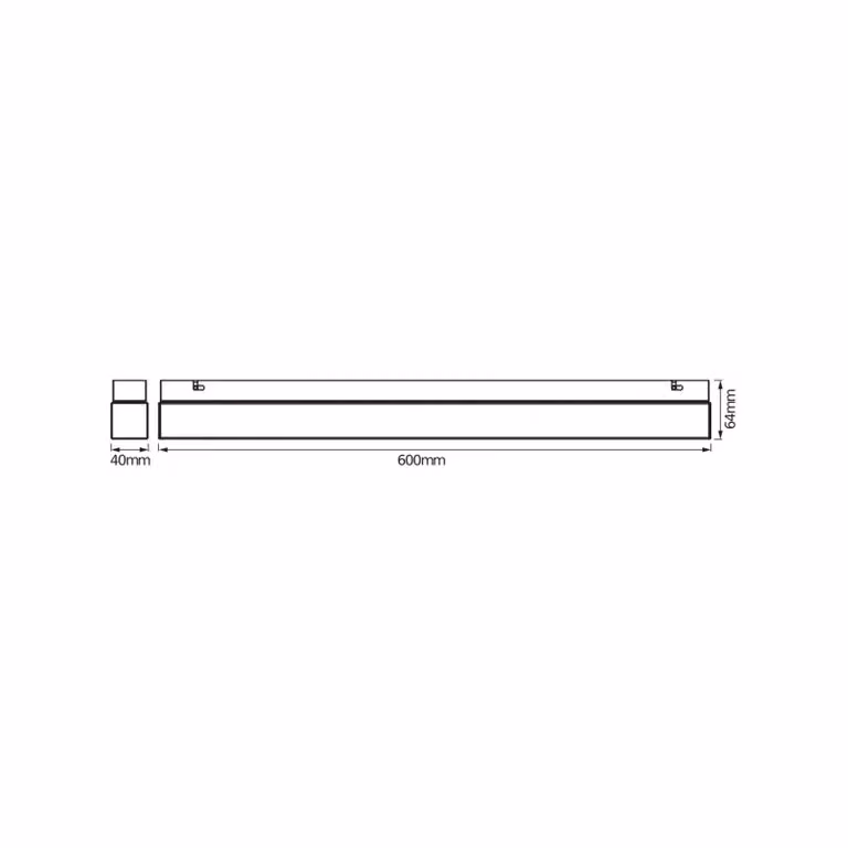 OSRAM Applique da parete SQUARE, Bianco / Opale, Bagno, Alluminio, Moderno, Applique